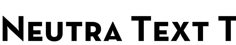 Neutra Text TF SC Bold cкачати шрифт безкоштовно